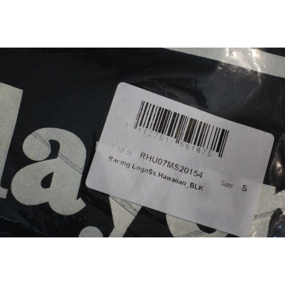 Rhude Mens Small Oversized Racing Logo Button Up Hawaiian Shirt NEW RARE R1656 - Picture 11 of 11